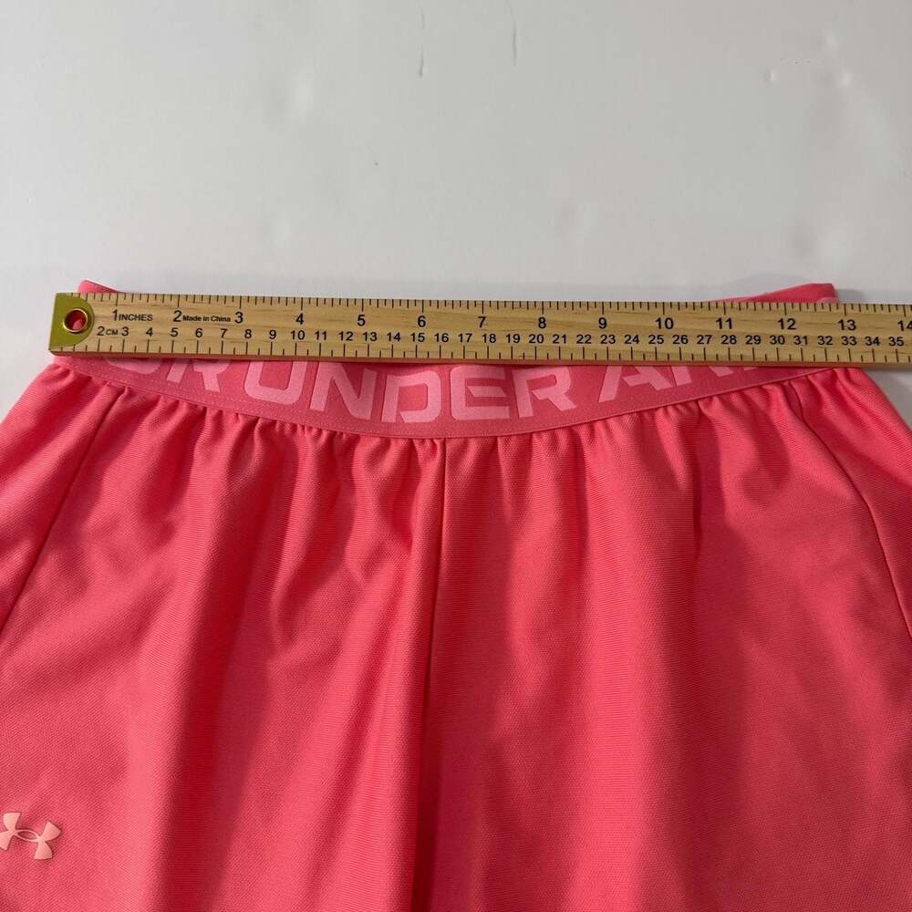 Under Armour Women's Play Up 3.0 Shorts in Pink Size S - Picture 6 of 9